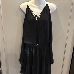 Michael Kors Women’s Dress Black Cold Shoulder Long Sleeve Size sm